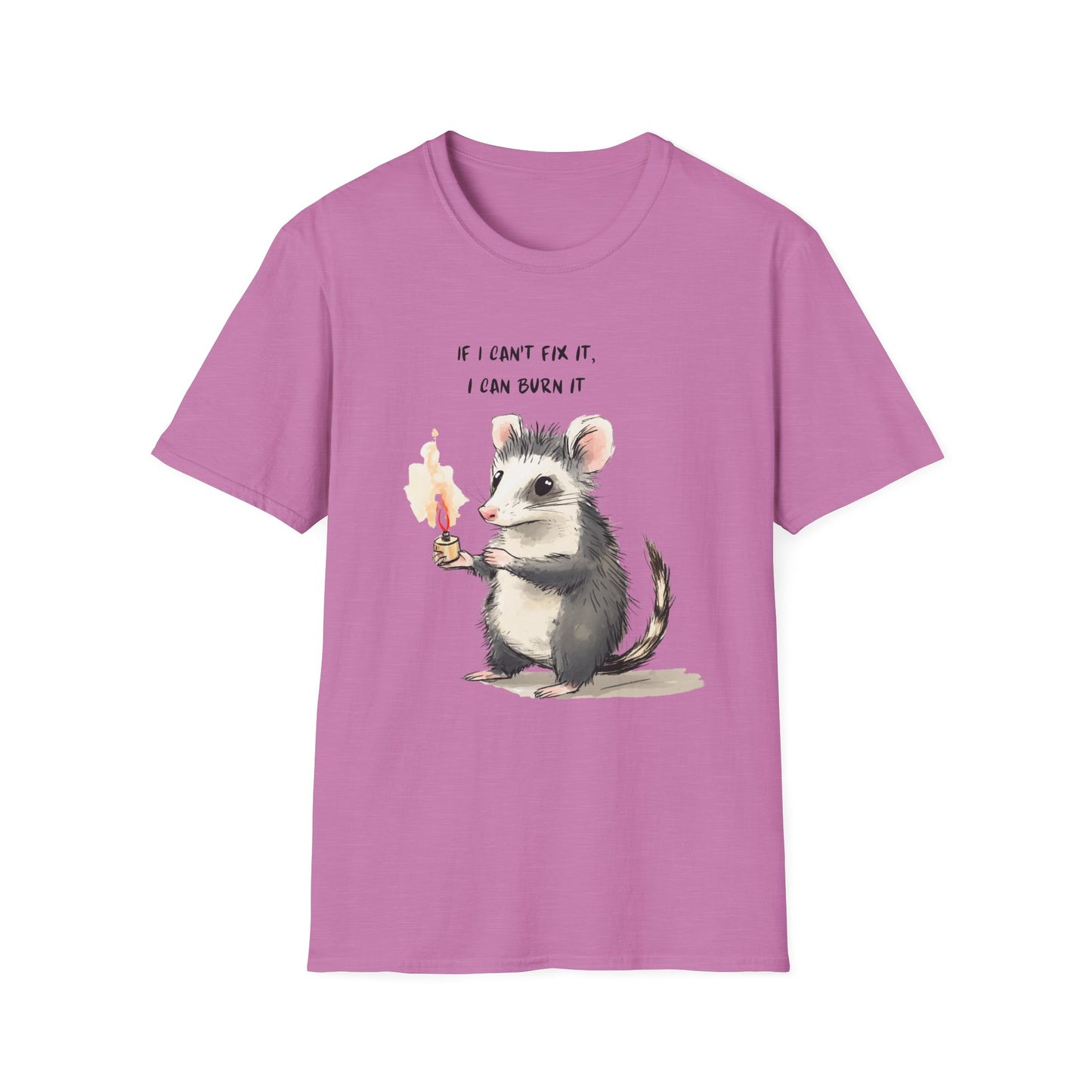 Chaotic Opossum Meme Humor T-Shirt, Funny Chaoscore Animal Tee, Cute Graphic Shirt, Gift for Nature Lovers