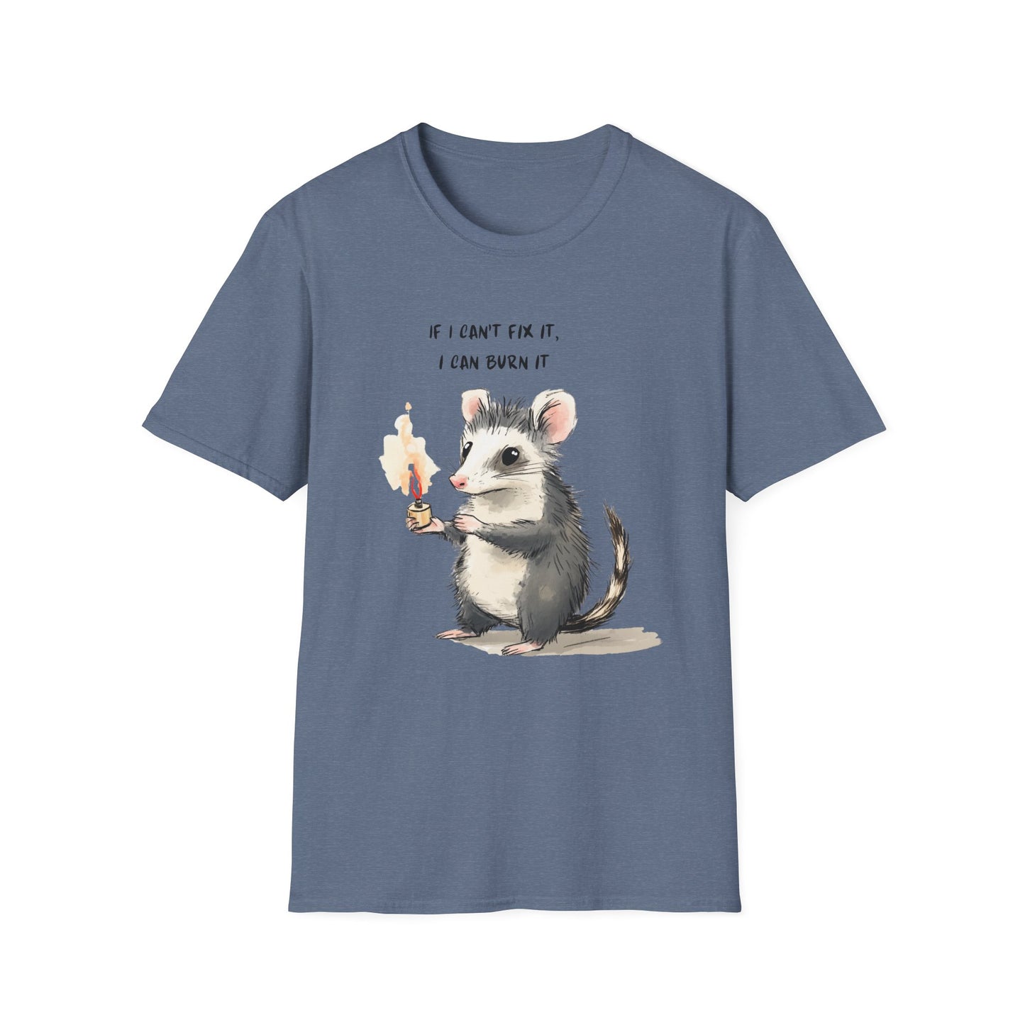 Chaotic Opossum Meme Humor T-Shirt, Funny Chaoscore Animal Tee, Cute Graphic Shirt, Gift for Nature Lovers