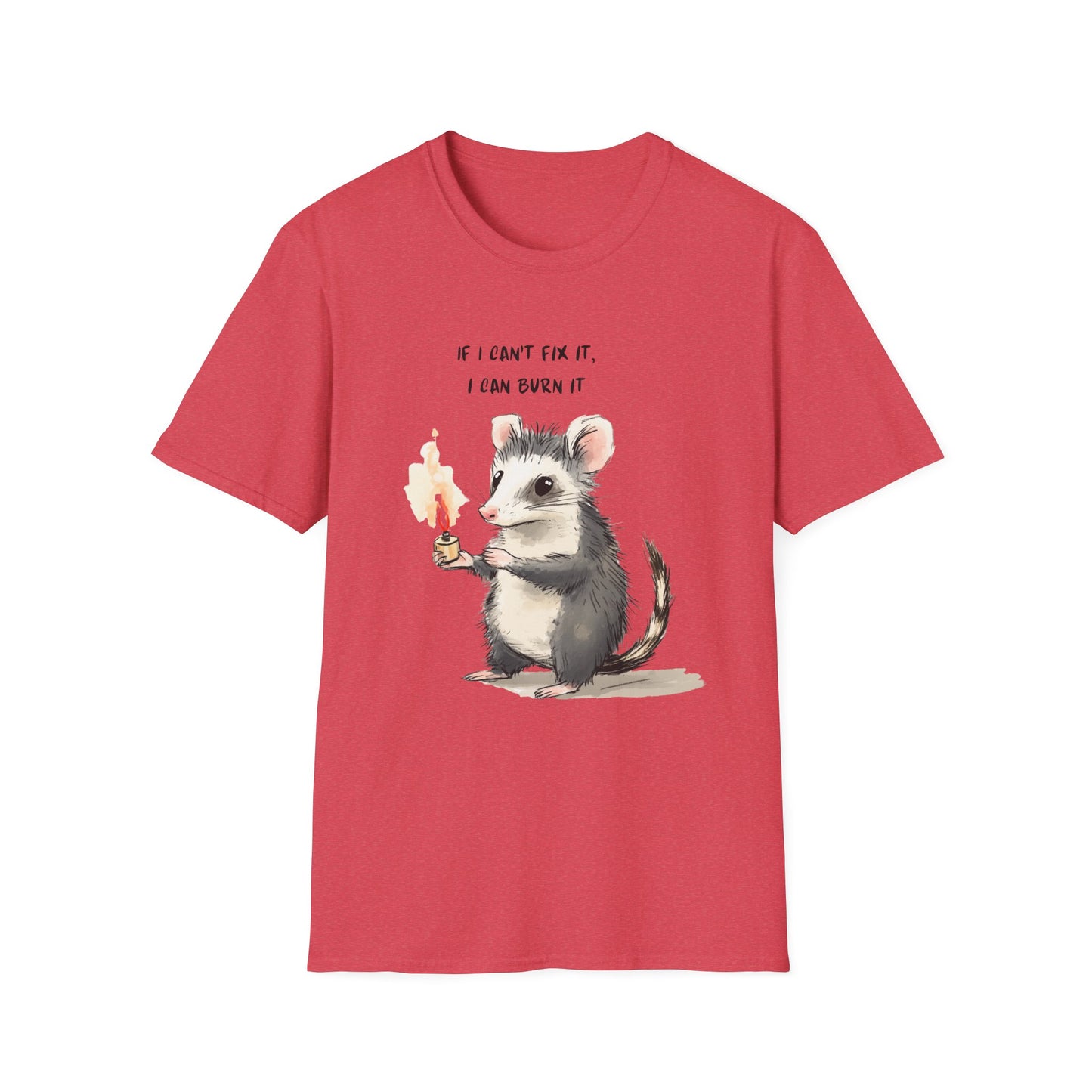 Chaotic Opossum Meme Humor T-Shirt, Funny Chaoscore Animal Tee, Cute Graphic Shirt, Gift for Nature Lovers