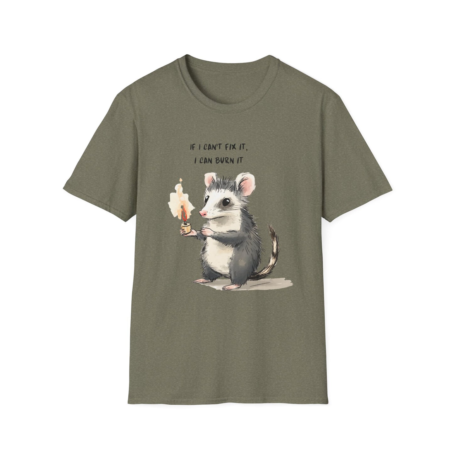 Chaotic Opossum Meme Humor T-Shirt, Funny Chaoscore Animal Tee, Cute Graphic Shirt, Gift for Nature Lovers