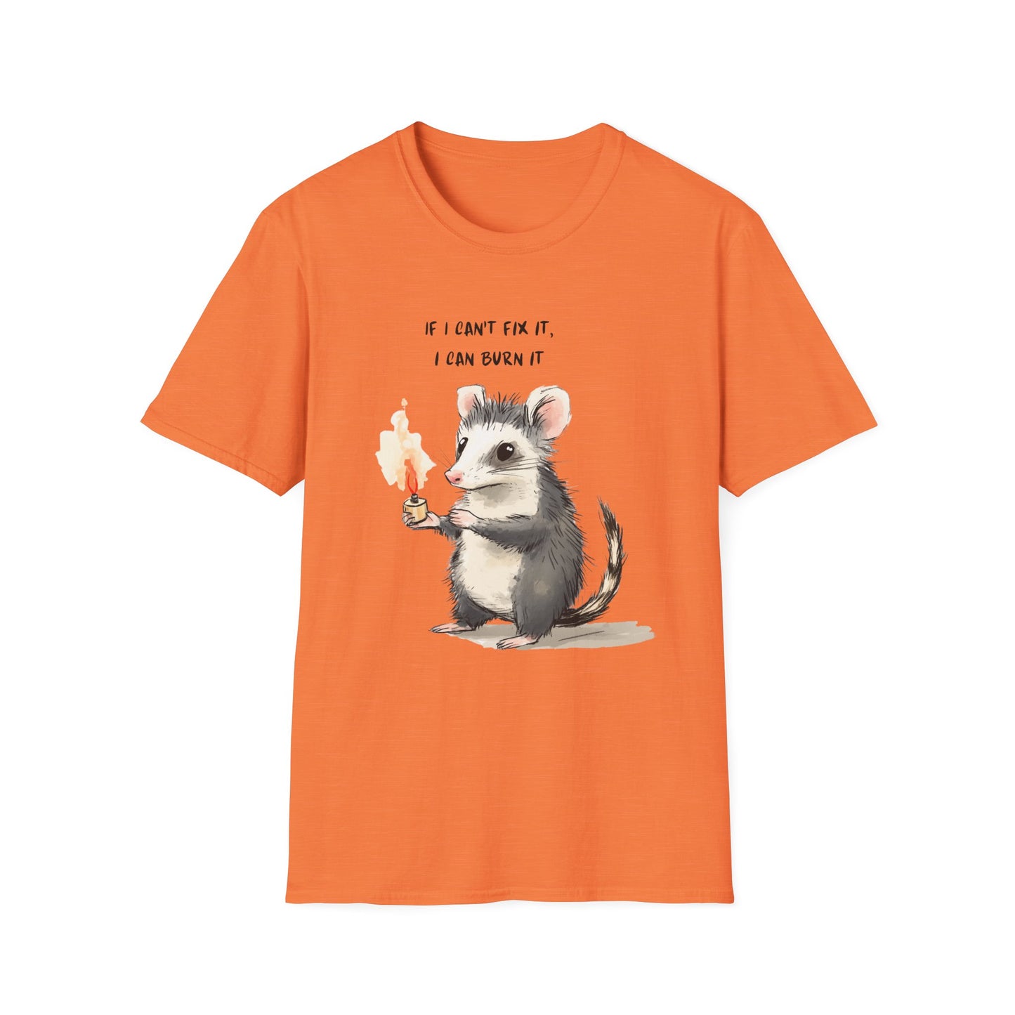 Chaotic Opossum Meme Humor T-Shirt, Funny Chaoscore Animal Tee, Cute Graphic Shirt, Gift for Nature Lovers