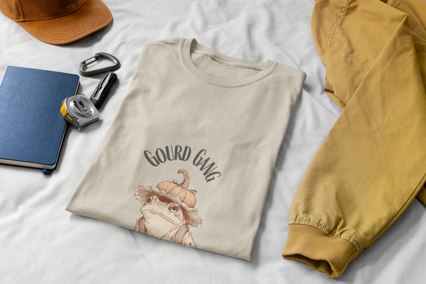 Gourd Gang T-Shirt, Comfortable Unisex Tee, Fall Harvest Shirt, Gift for Plant Lovers, Casual Style Top