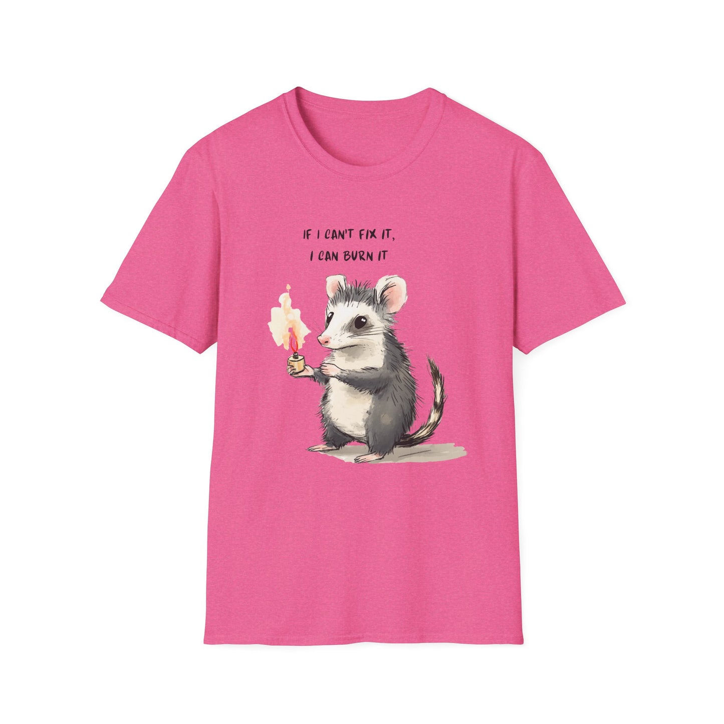 Chaotic Opossum Meme Humor T-Shirt, Funny Chaoscore Animal Tee, Cute Graphic Shirt, Gift for Nature Lovers
