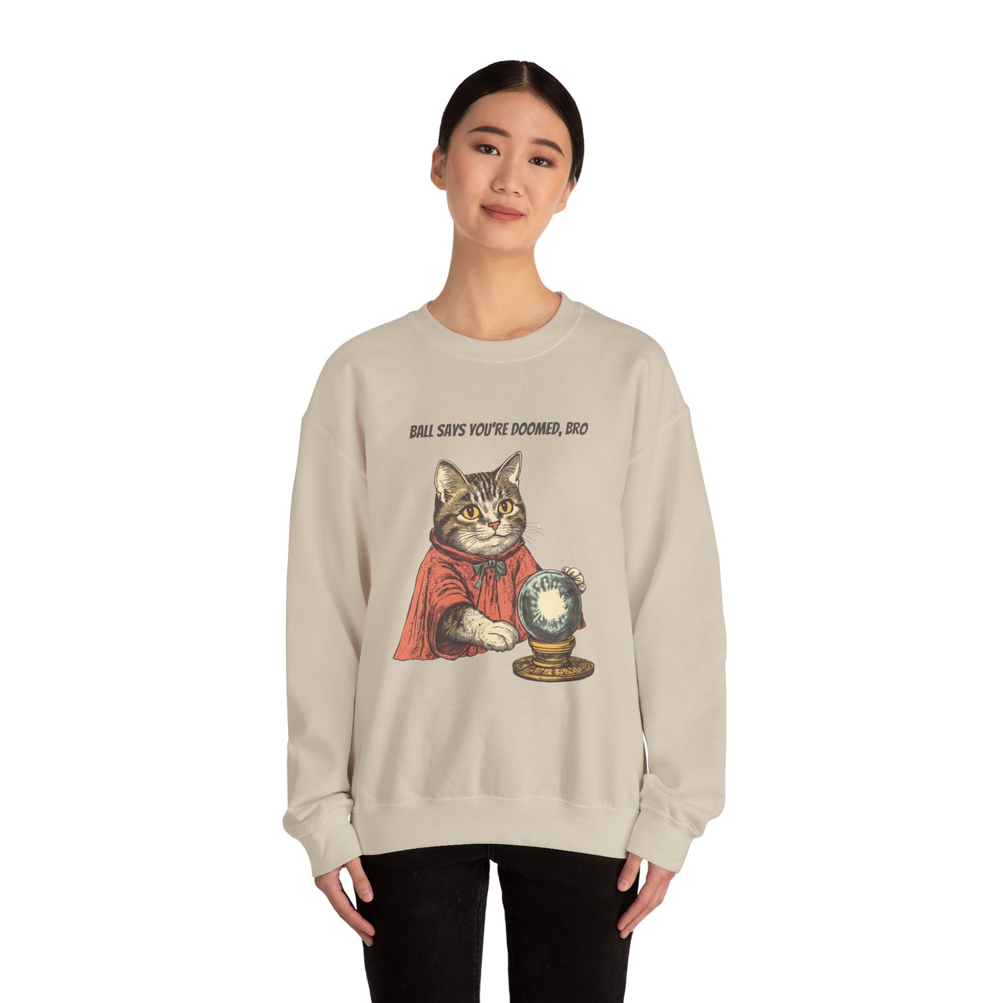 Fortune Teller Cat of Doom | Unisex Sweatshirt