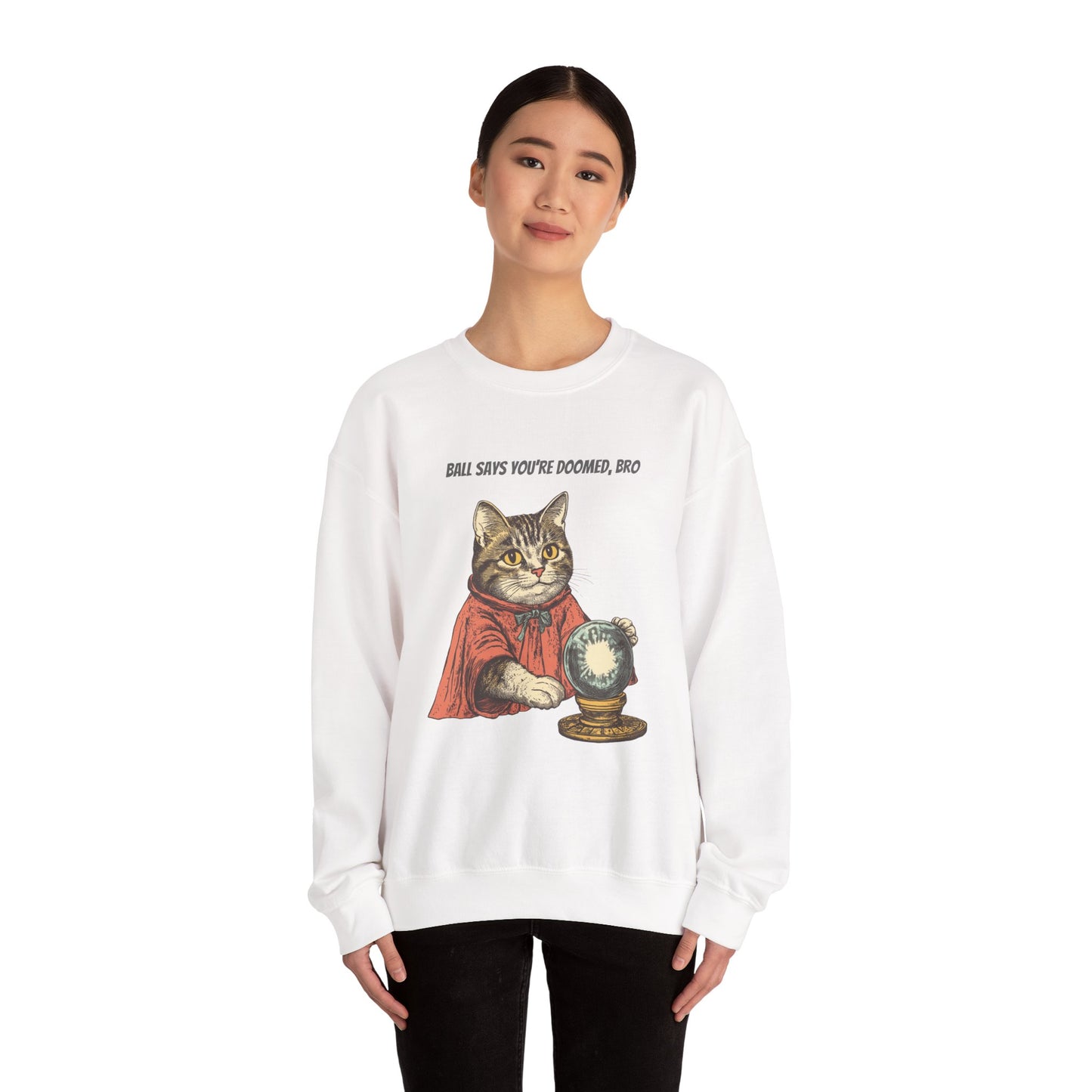 Fortune Teller Cat of Doom | Unisex Sweatshirt